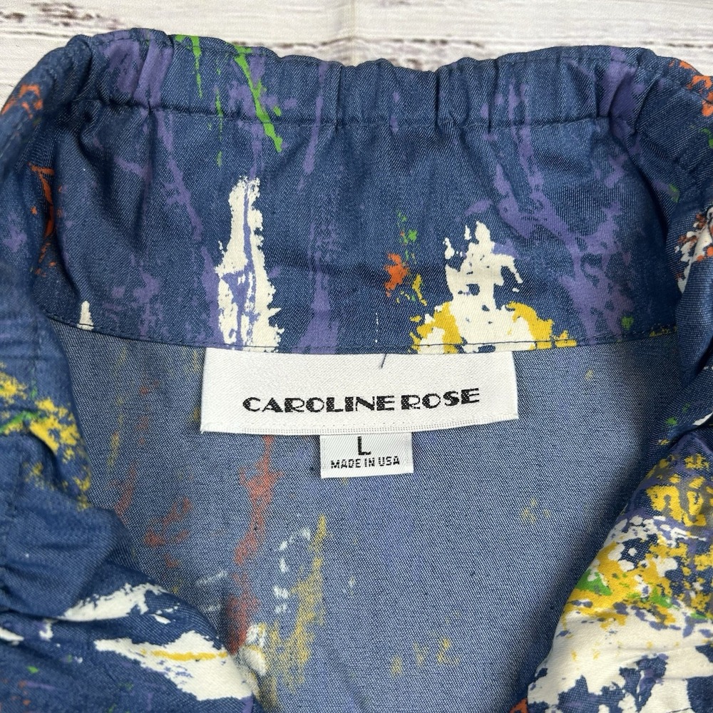 Colorful Abstract Bomber Jacket - Picture 4 of 7